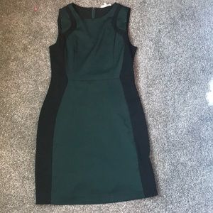 Classy Green and Black Dress